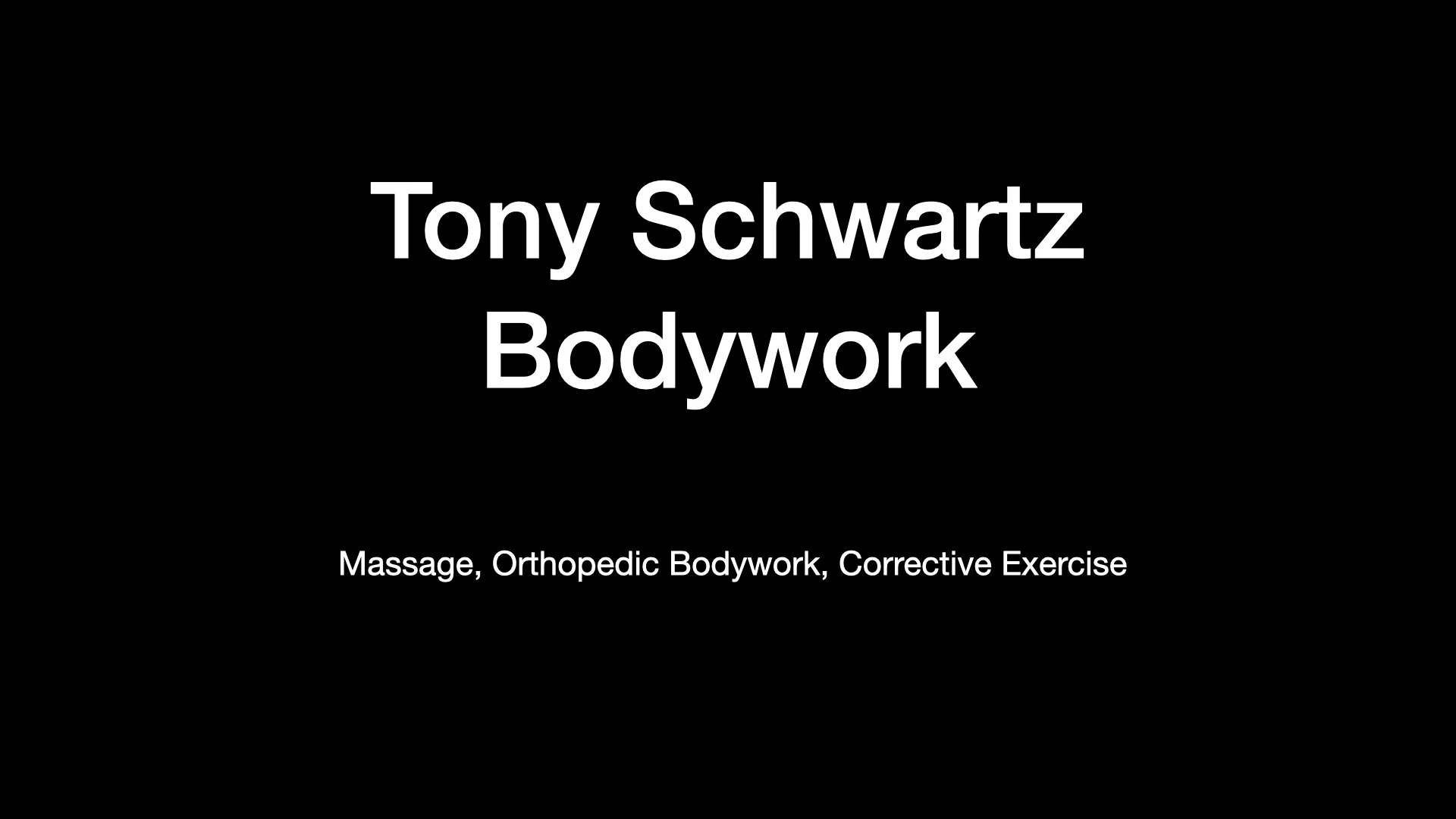 Stretching, Working Out, &amp; Massage