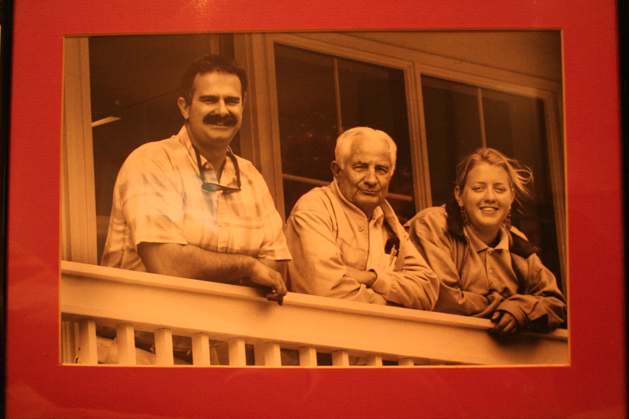 Dan Keating, Ozzie and me when our office moved to Whitehead Street. John Pancake, the state editor, said he always had a photo taken of the staff when a new office opened. I'm pretty sure photo credit here belongs to Patty Shillington.
