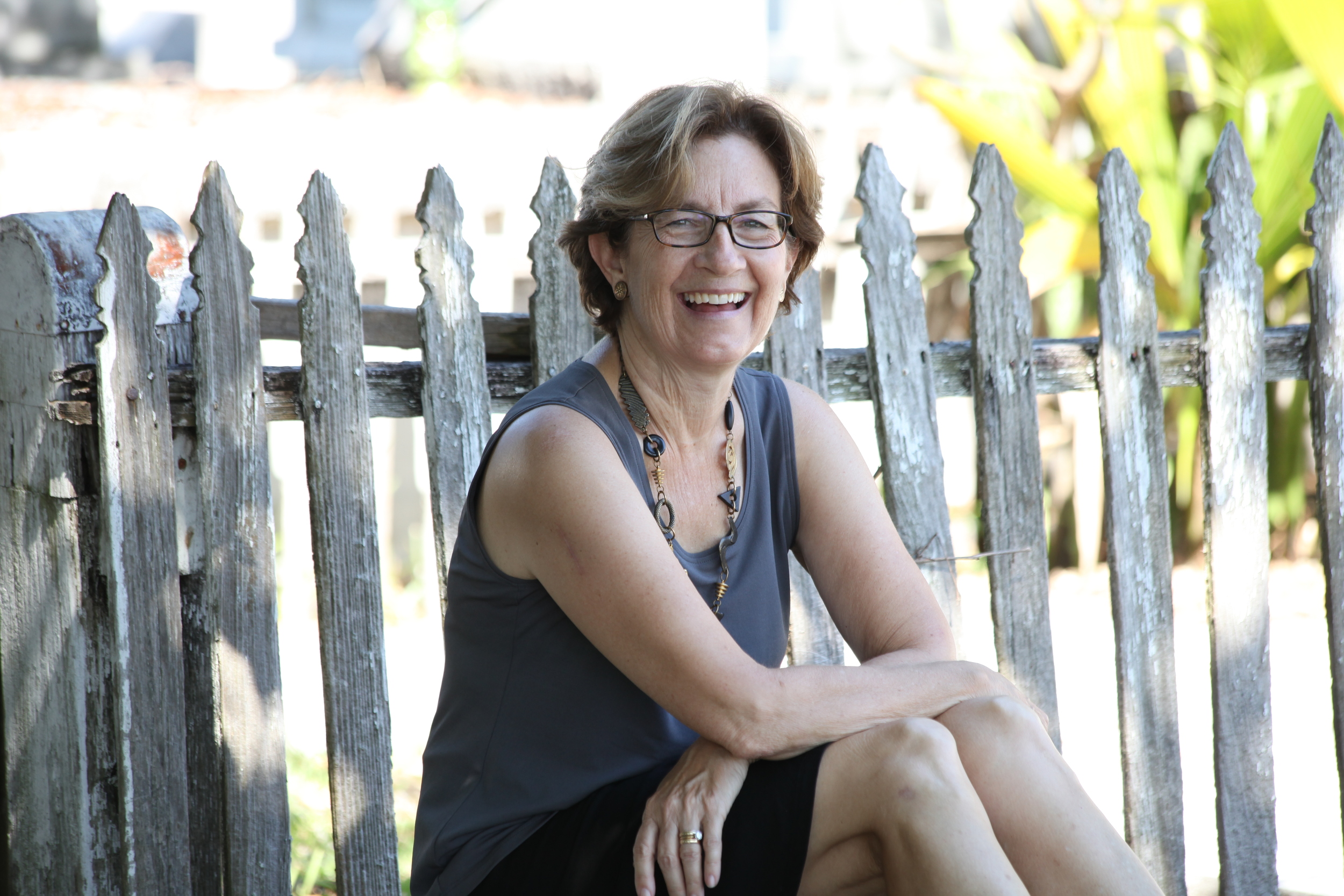 Roberta Isleib, also known as Lucy Burdette to readers of the Key West Food Critic Mysteries. Photo by Carol Tedesco.