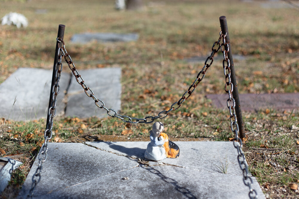 Girl &amp; Dog, Cedar Hill Pet Memorial Project, Cedar Hill, TX