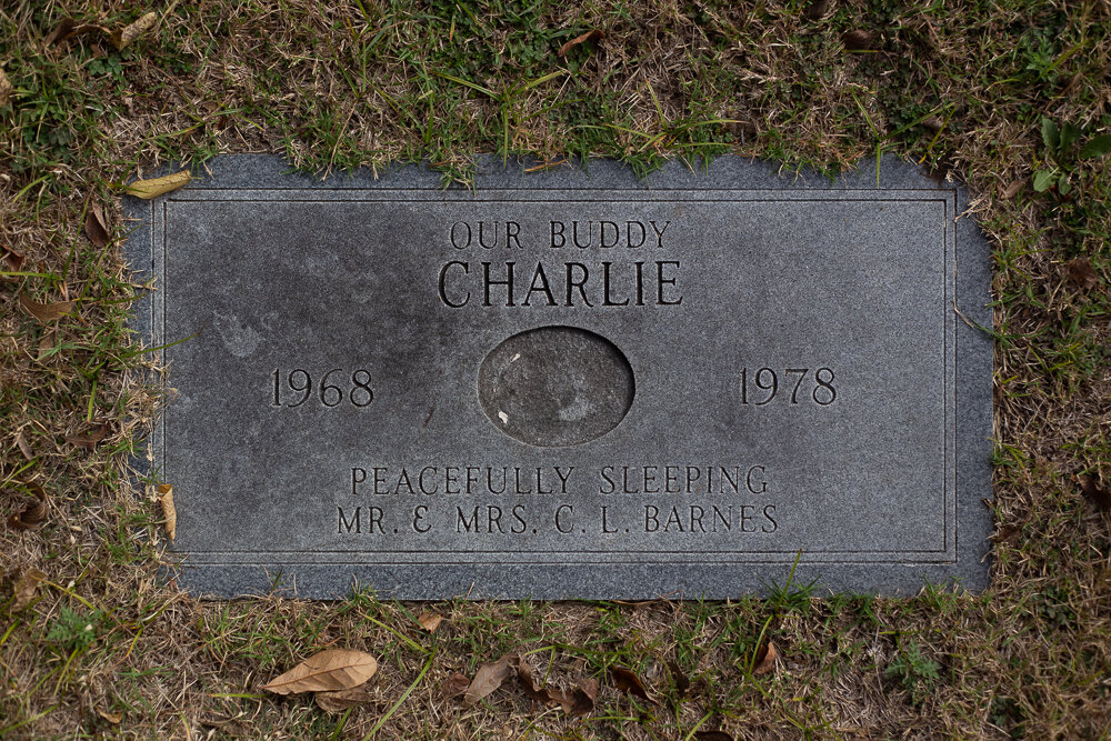 Our Buddy Charlie, Pet Rest Memorial Park &amp; Crematory, Sachse, TX