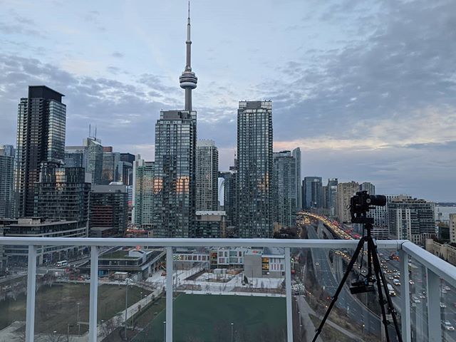 Last day in Canada for @abbottglobal.  Great way to cap off our trip with a rooftop timelapse of the Toronto skyline.