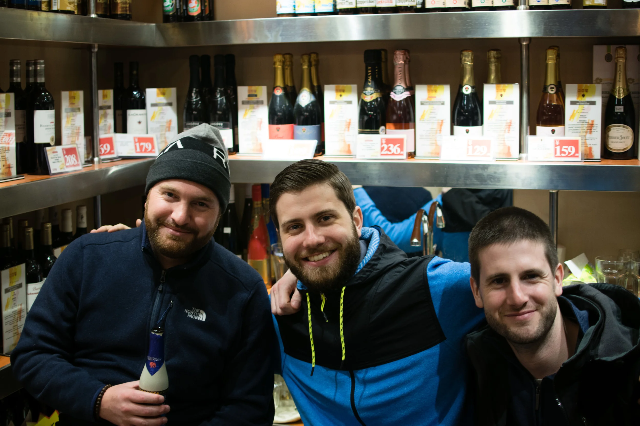 End of the night drink. Me on the left, my good friend Stephen on the right and his brother Michael in the middle. 