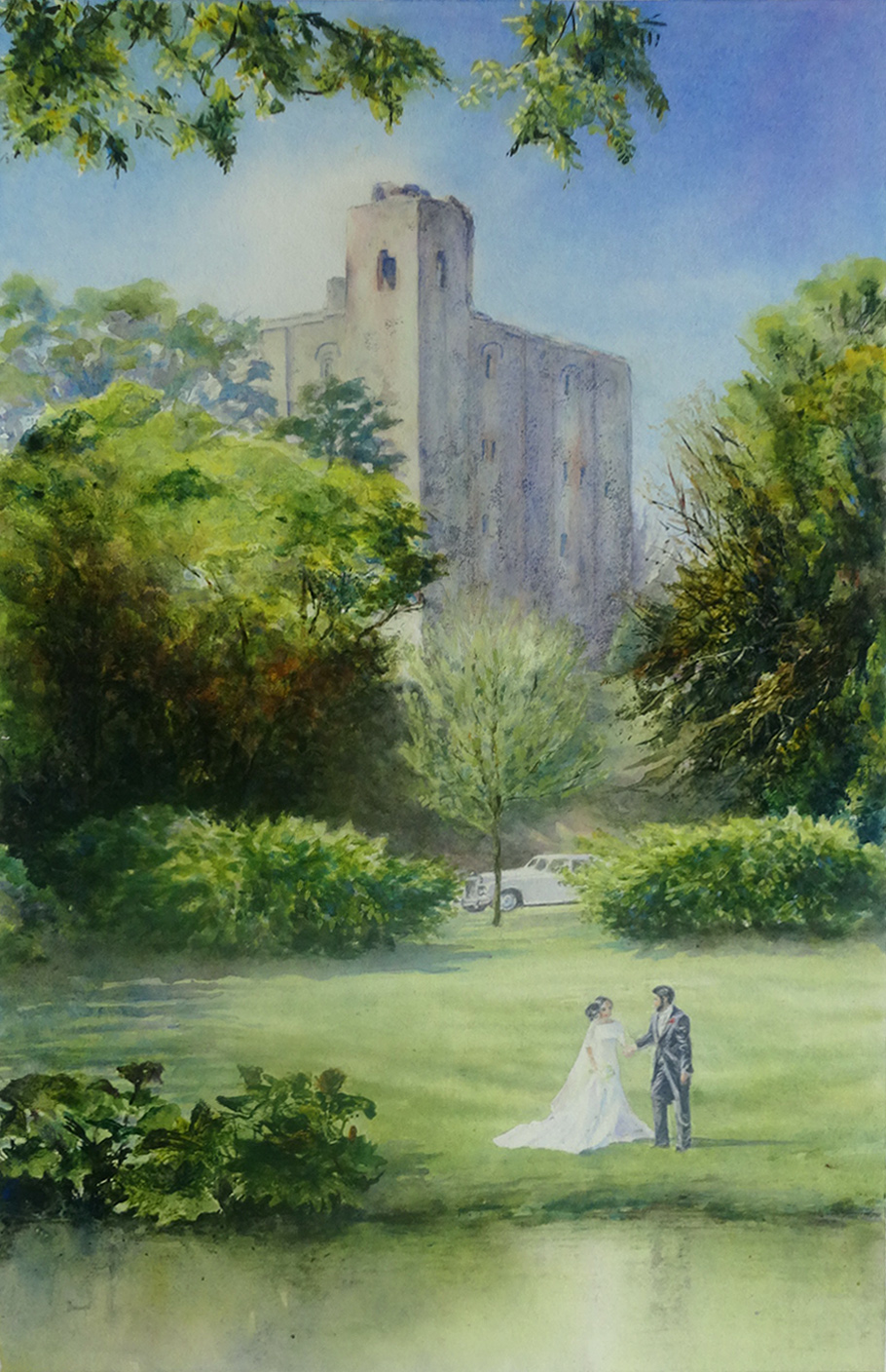 Wedding Couple, Hedingham Castle.