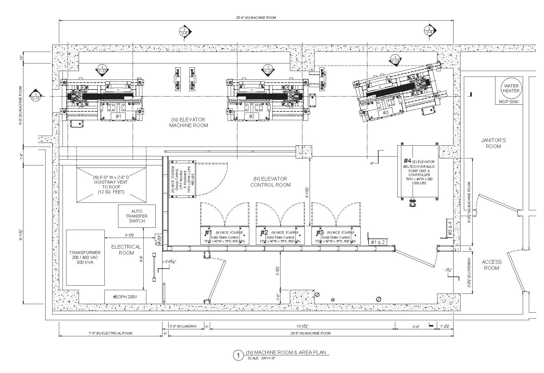 Design drawings by Rich Blaska of RCB Elevator Consulting, LLC.