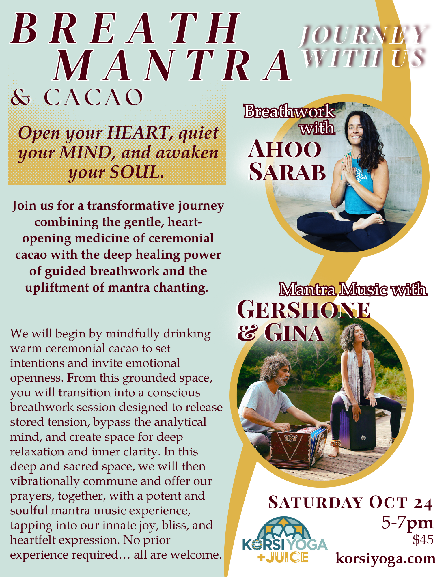 Well Being Immersive: A Live Listening Journey: Gershone &amp; Gina