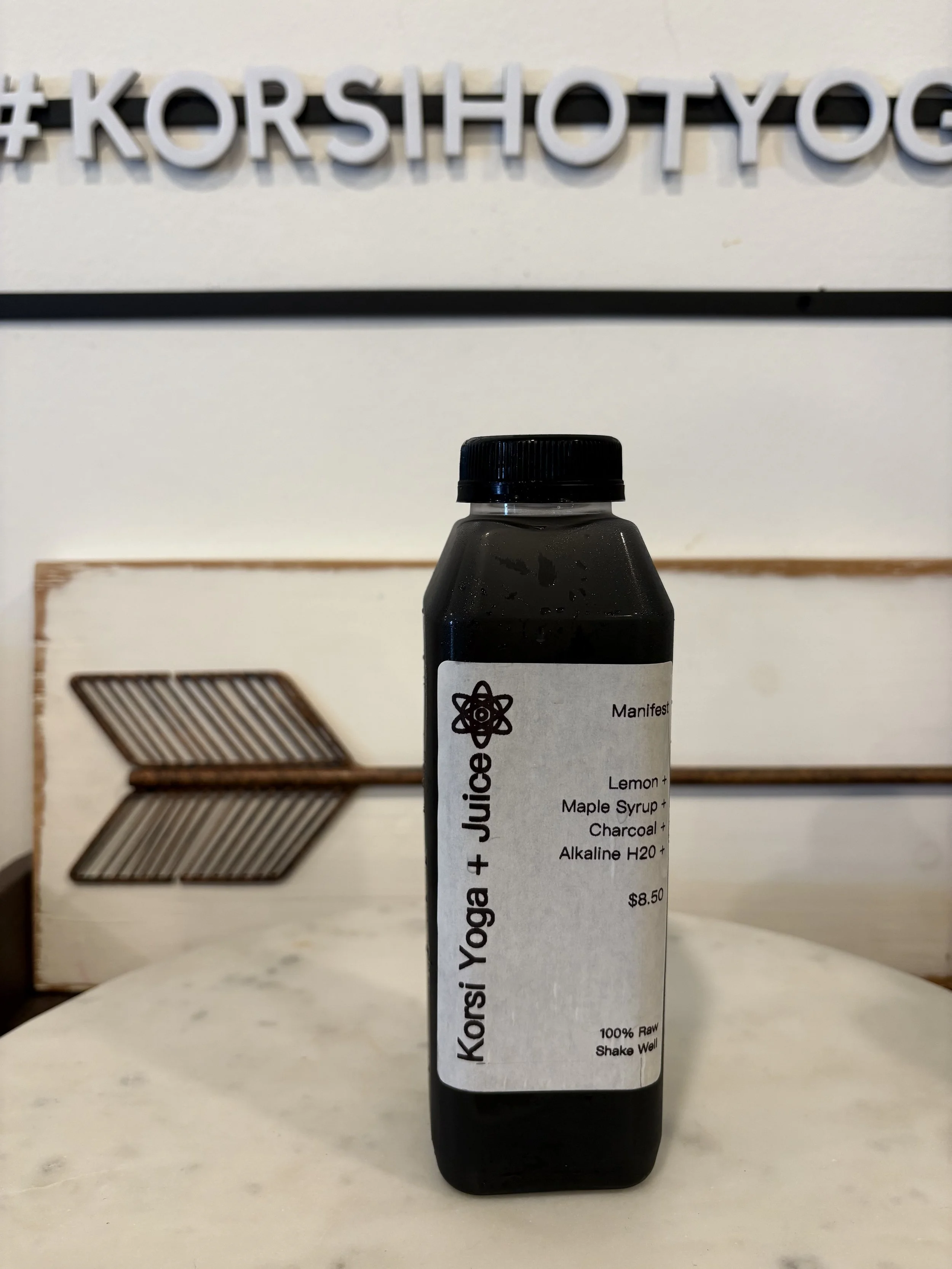 MANIFEST - Charcoal + Lemon + Maple Syrup + Alkaline H2O