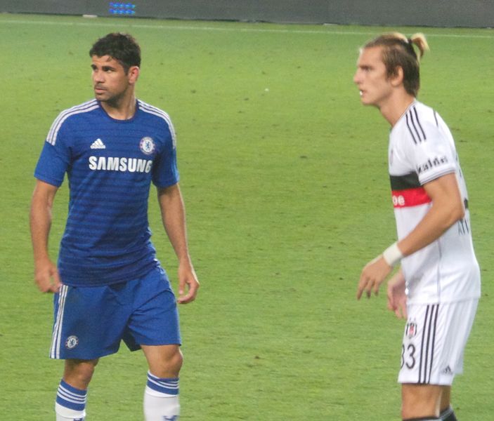 Already the man at Chelsea: Diego Costa.