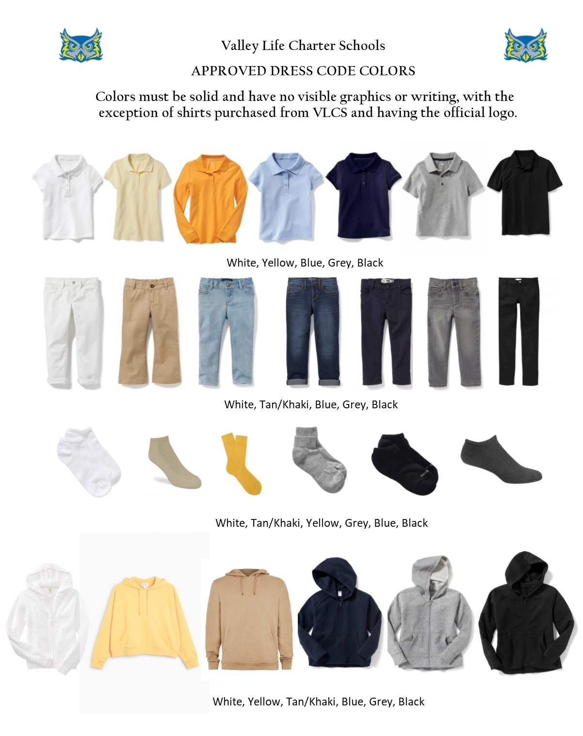 dress code clothing for schools