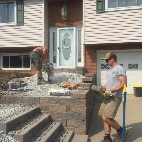 During the build.