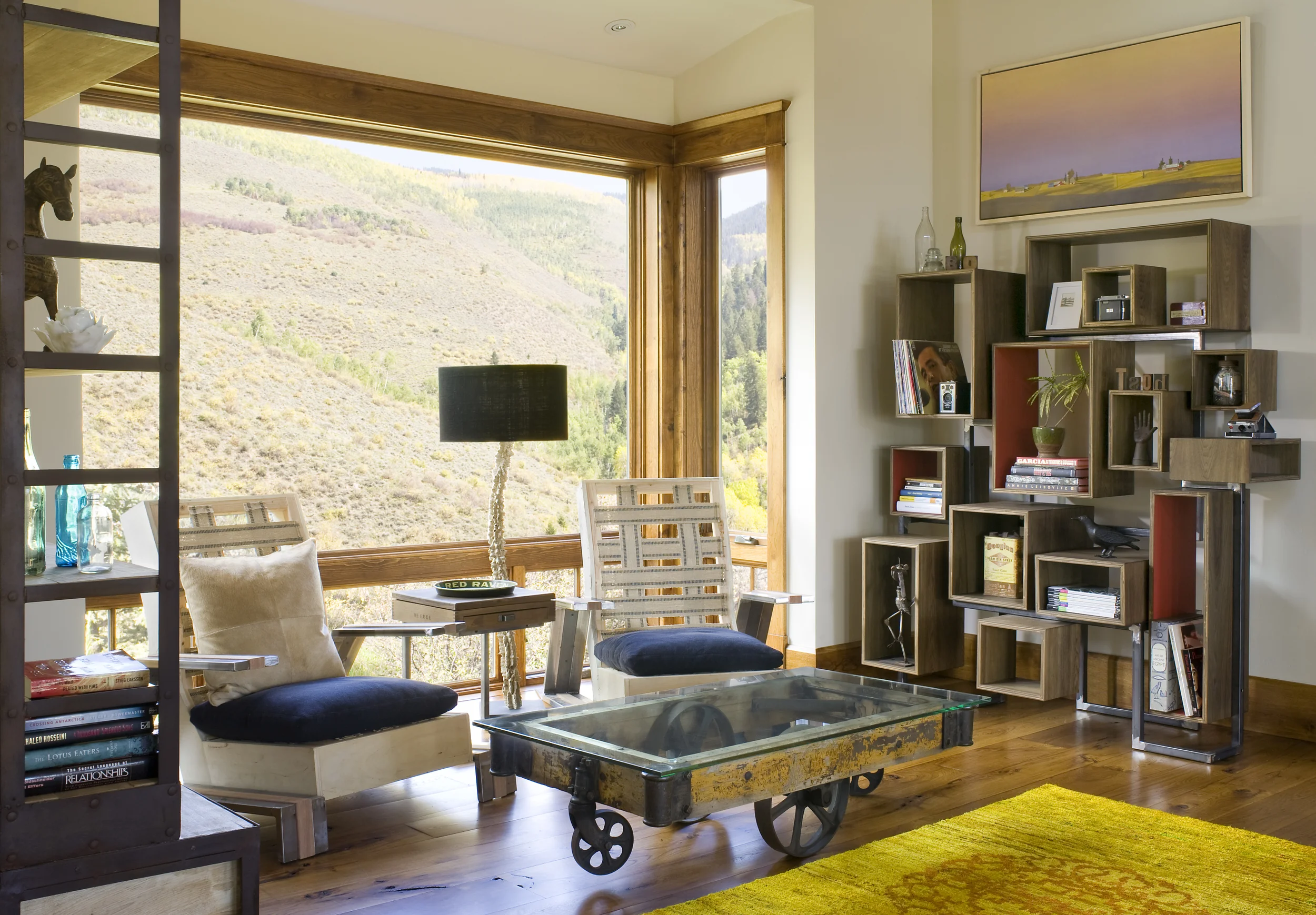 Living Room with north views