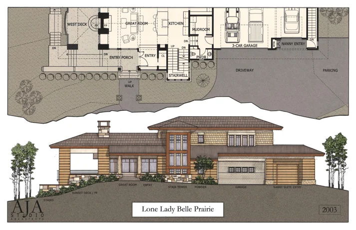 Lone Lady Belle Prairie Home