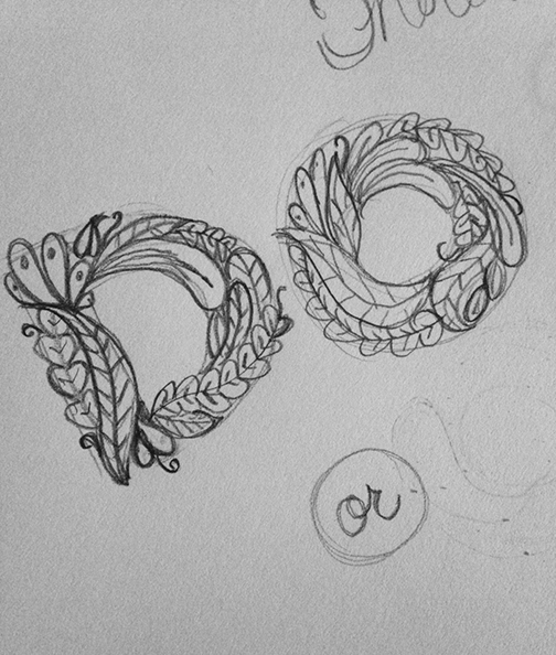 LOVED the idea of making the word "DO" in leaves, as though the word itself is flourishing and living.