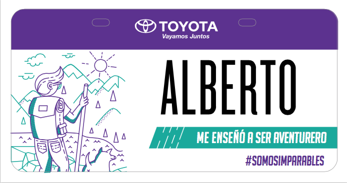 "Alberto taught me to be adventurous"