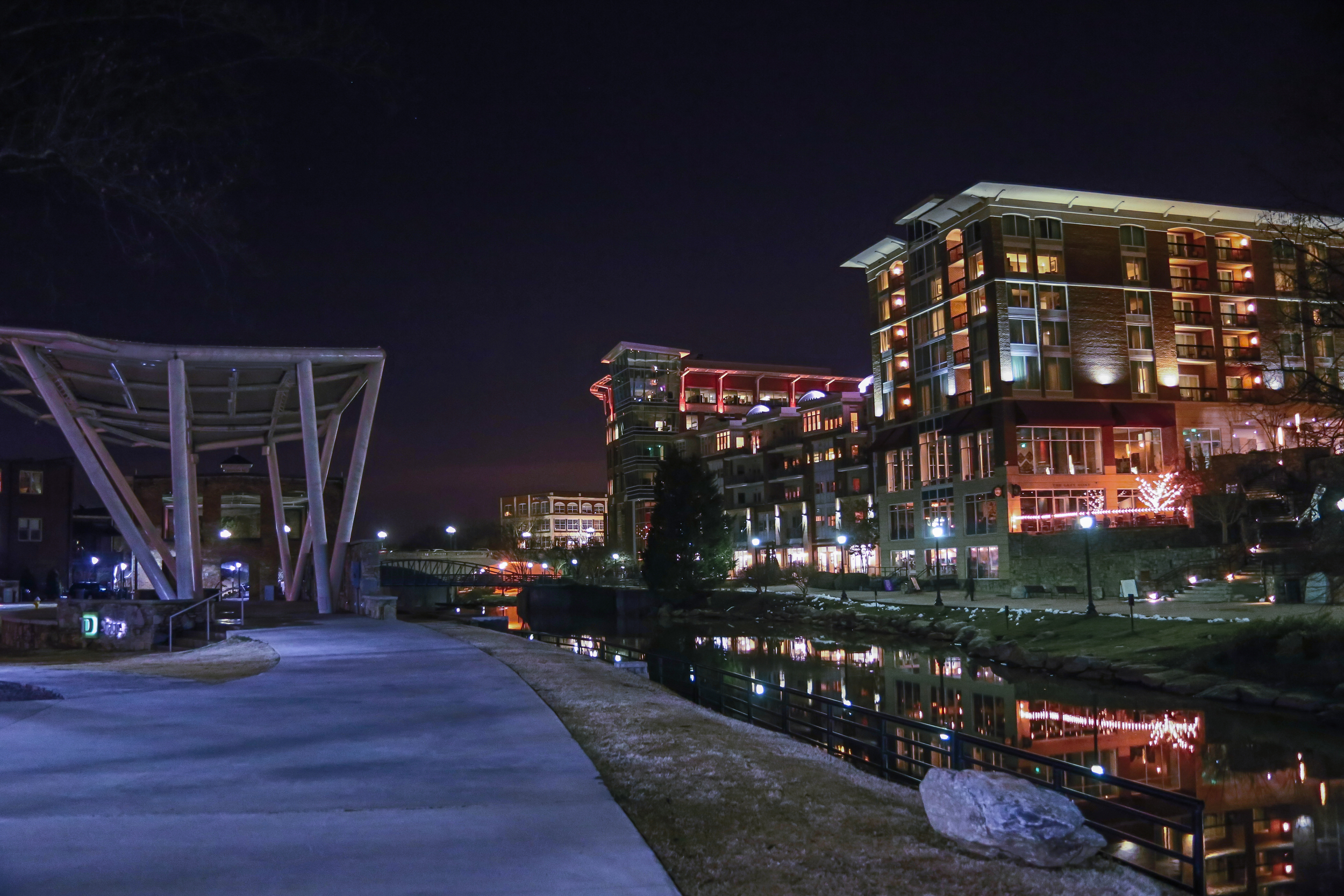 Greenville At Night