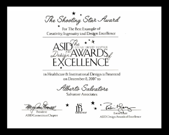 This award was for the Pediatric Emergency Department expansion project at Yale New Haven Hospital completed with an IDT approach including CAMA Inc.