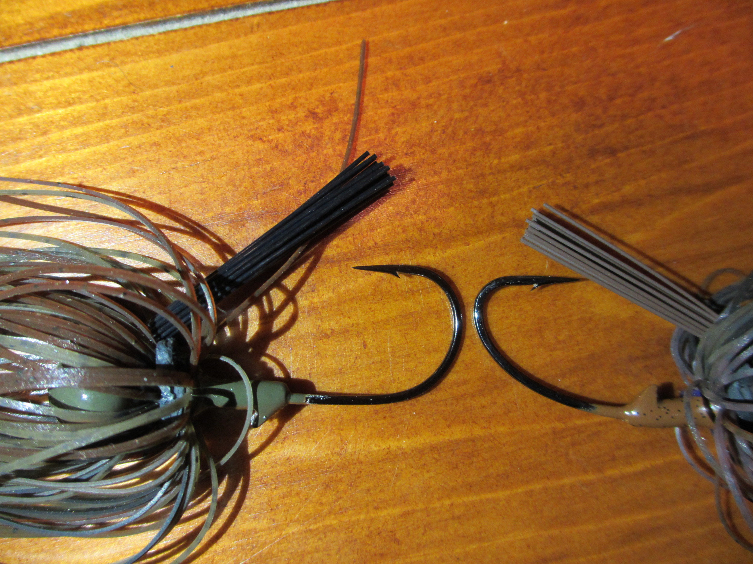 Left to Right: Finesse Football Jig, HP Football Jig