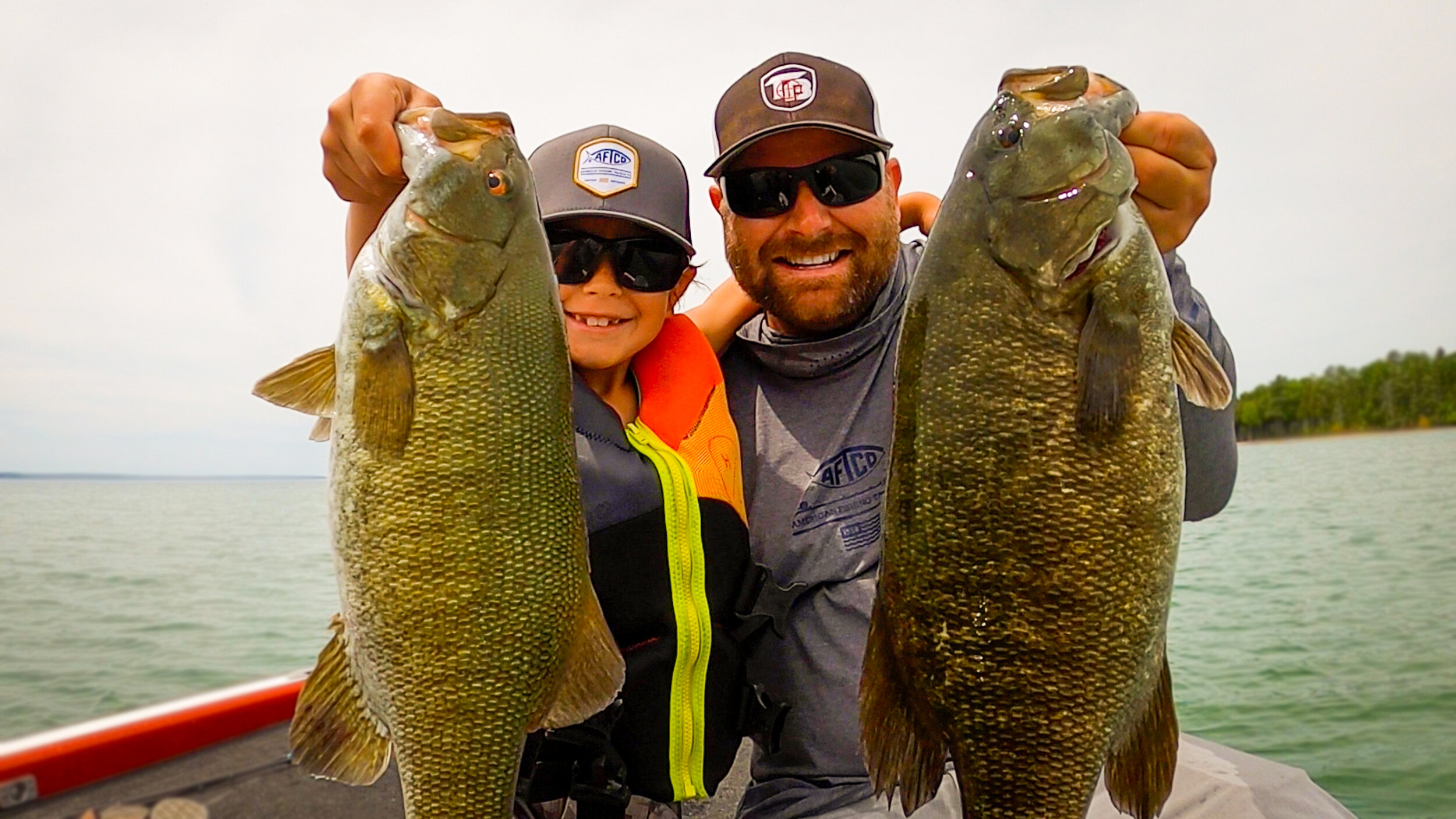 8 Year Old Catches GIANT Smallmouth In Crystal CLEAR Water
