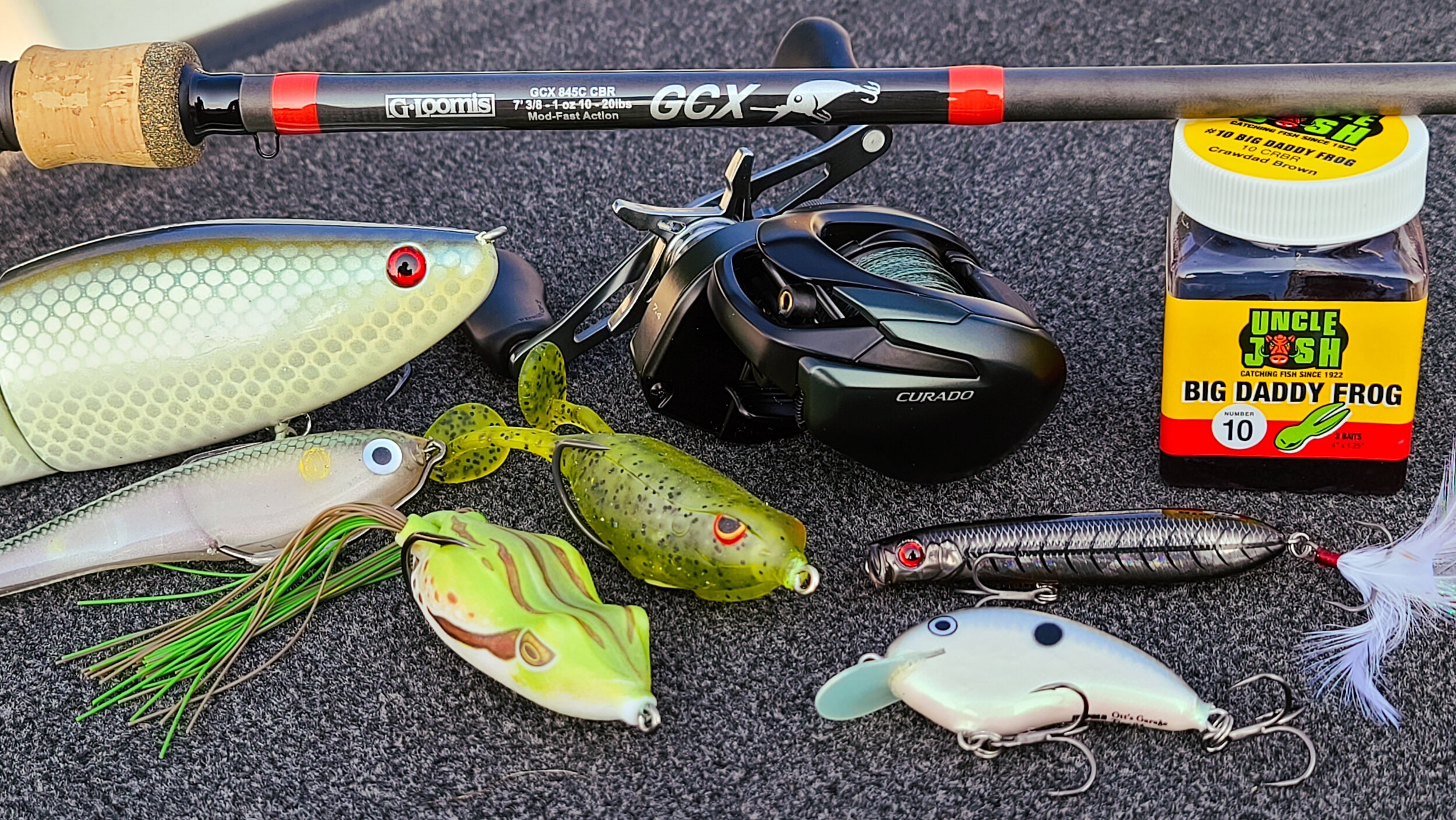 GEAR REVIEW! Curado 150 MGL, Rods, Crankbaits, Topwater, Ned Rig