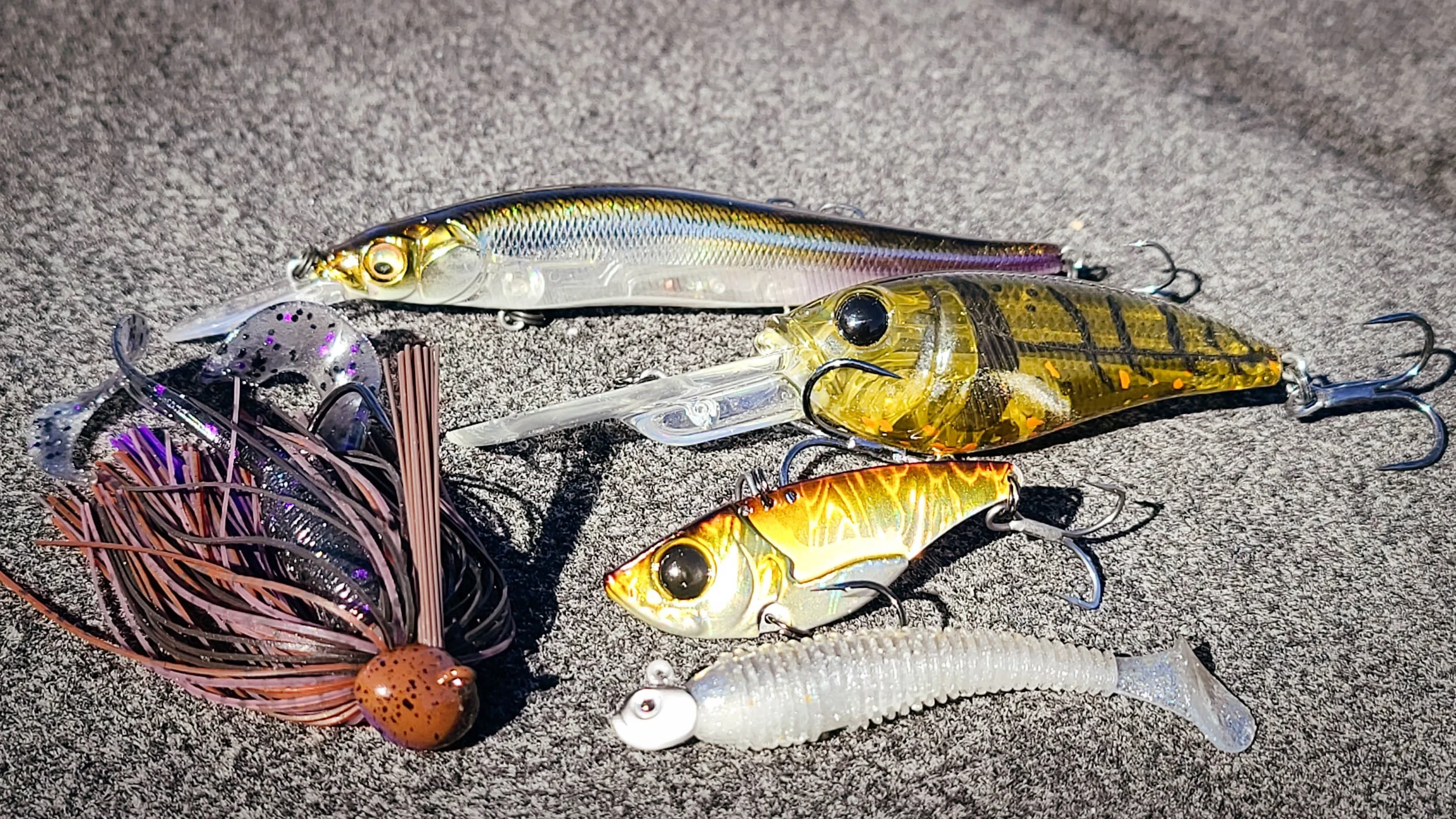 Late Winter Best Winter Bass Baits 8PCS Bass Winter Ice Glow - Main Image