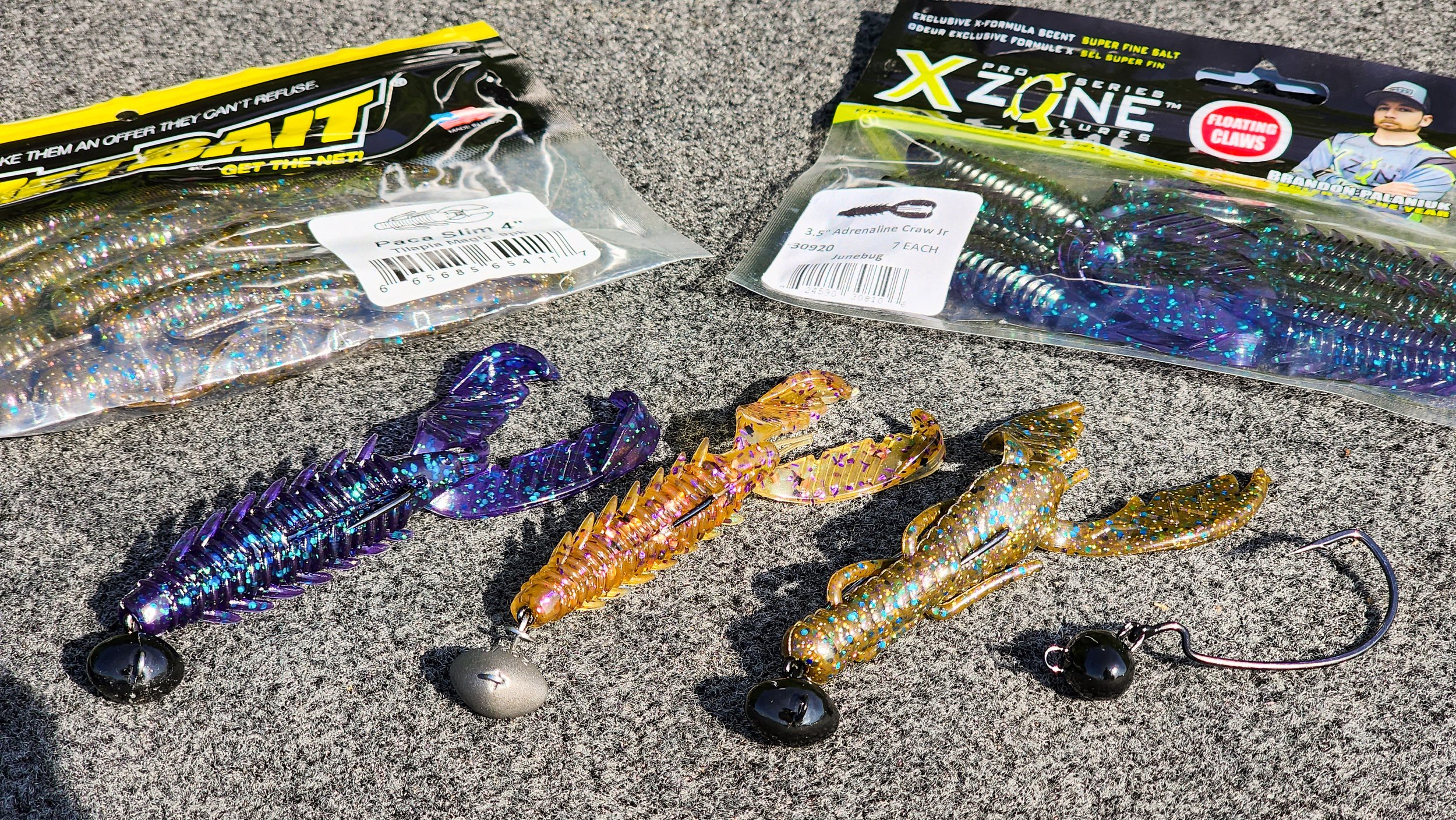 New Tungsten Wobble Head Jig pairs perfectly with the Adrenaline