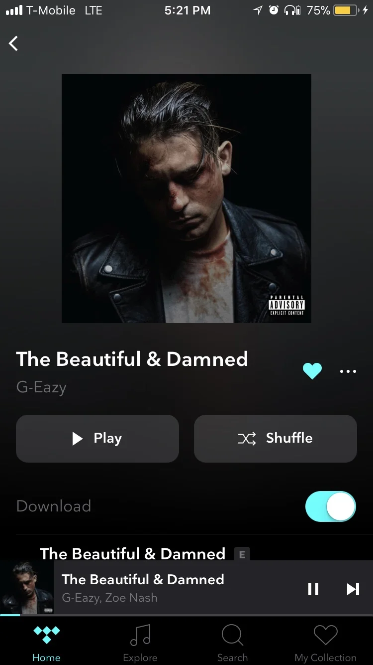 G Eazy- The Beautiful and The Damned