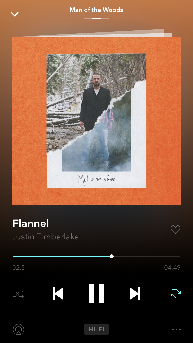 Justin Timberlake- Man Of The Woods 