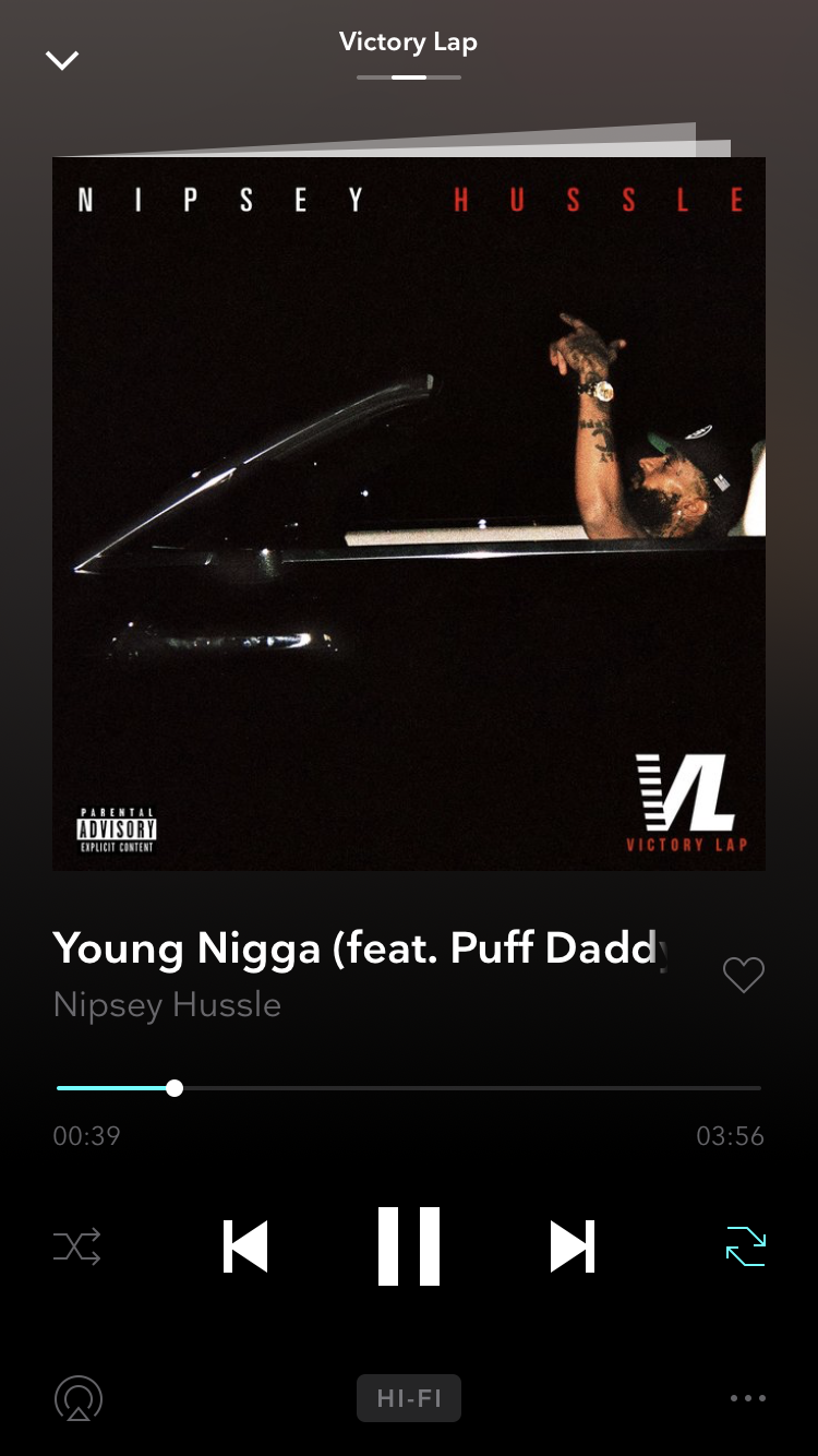 Nipsey Hussle- Victory Lap