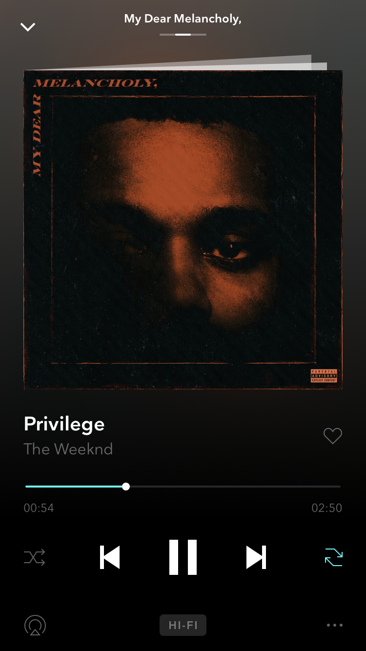 The Weeknd - My Dear Melancholy 