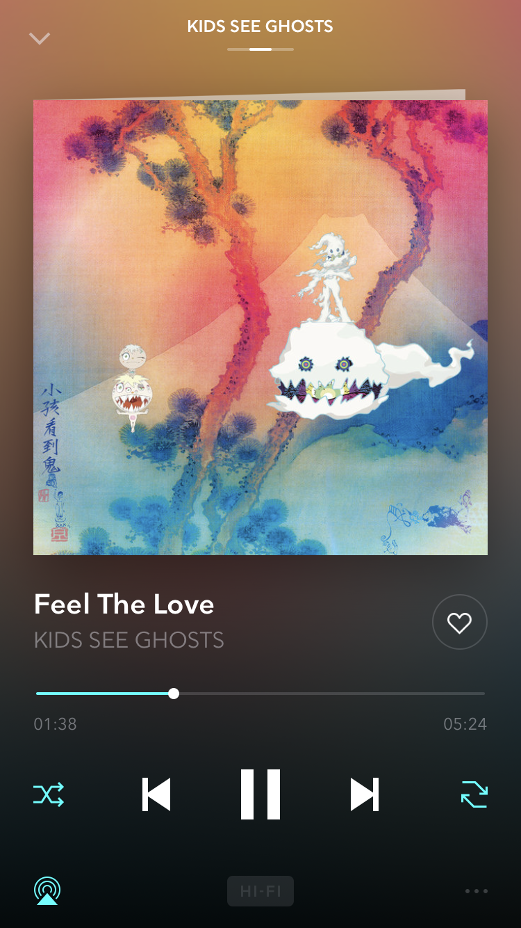 Kanye West Kid Cudi- KIDS SEE GHOSTS 