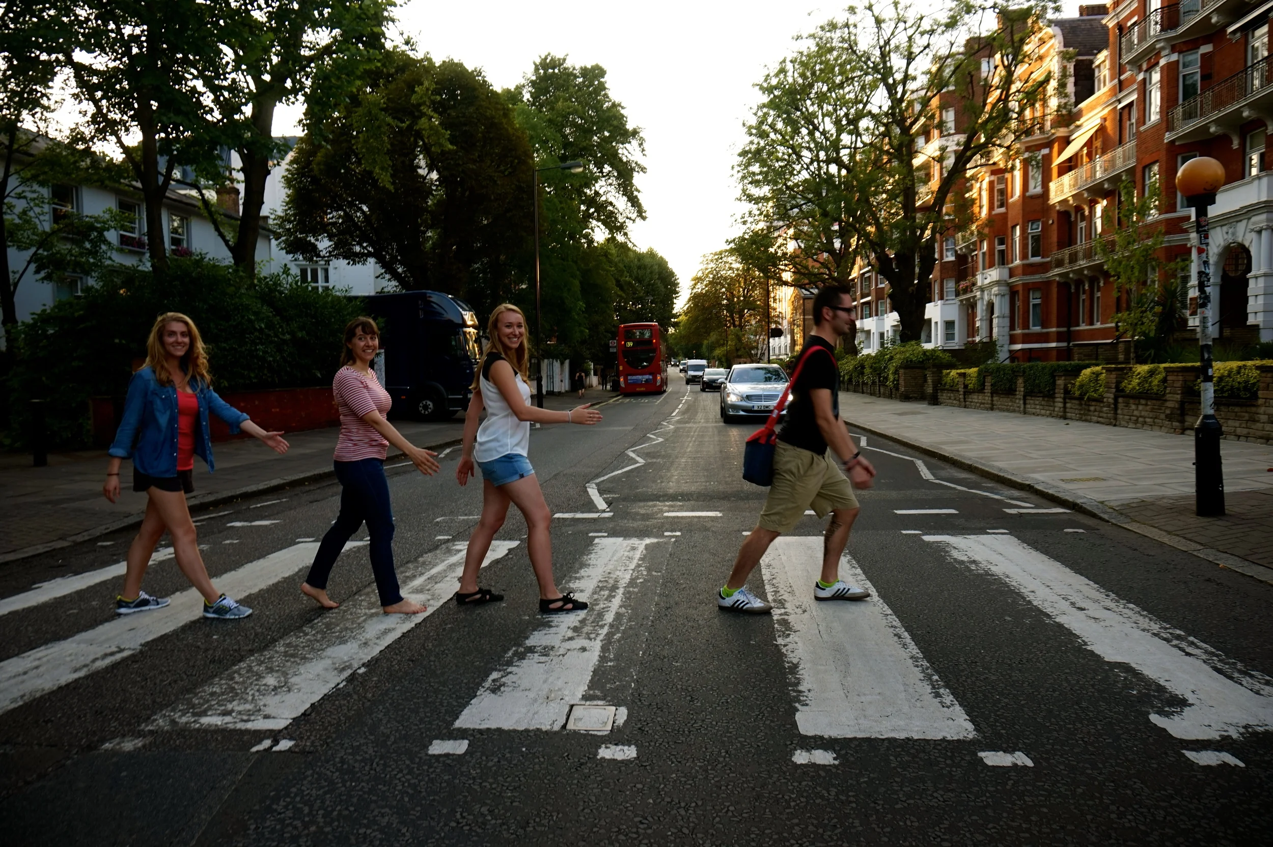 "Eh, the cars will stop."