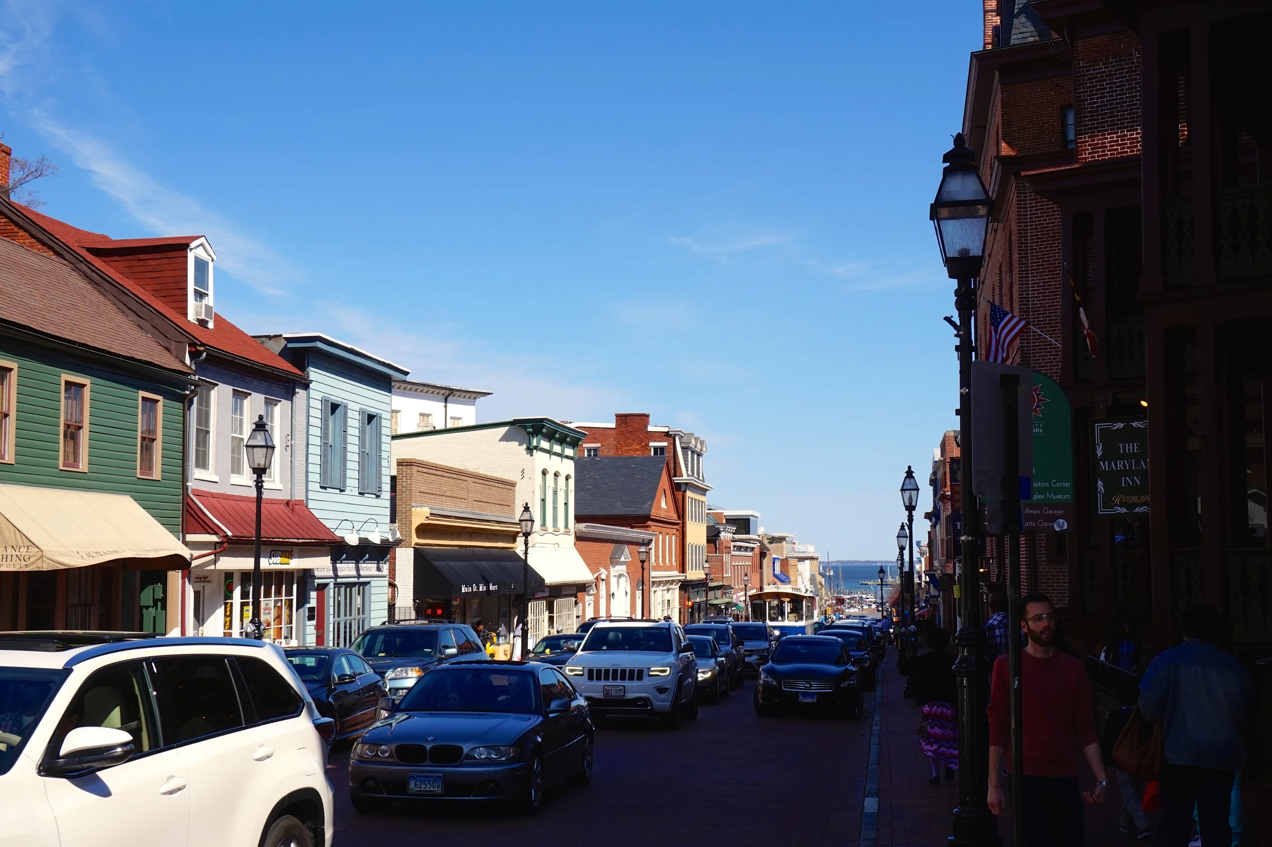Looking down Main Street