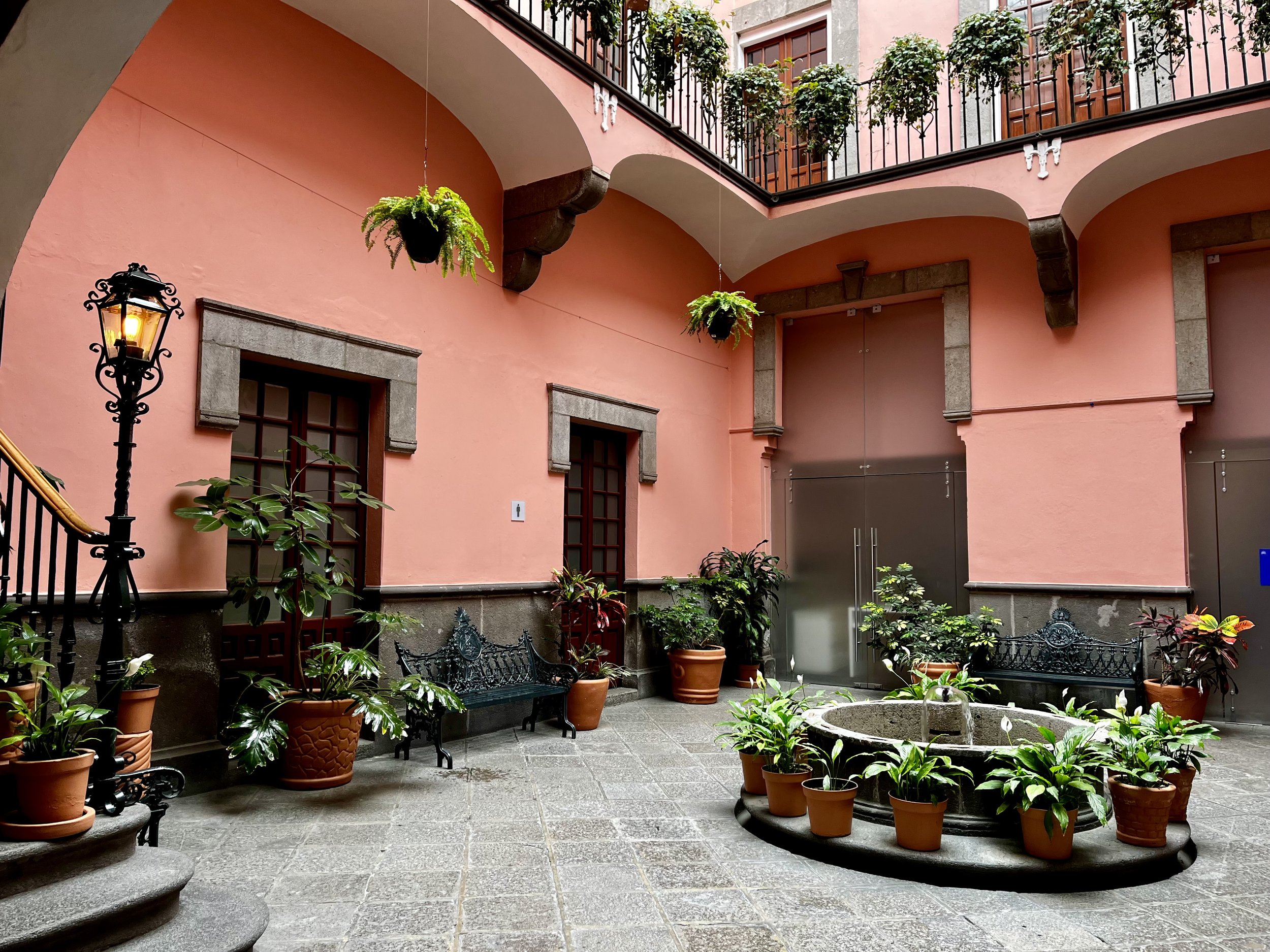 Different courtyard of Museo Amparo