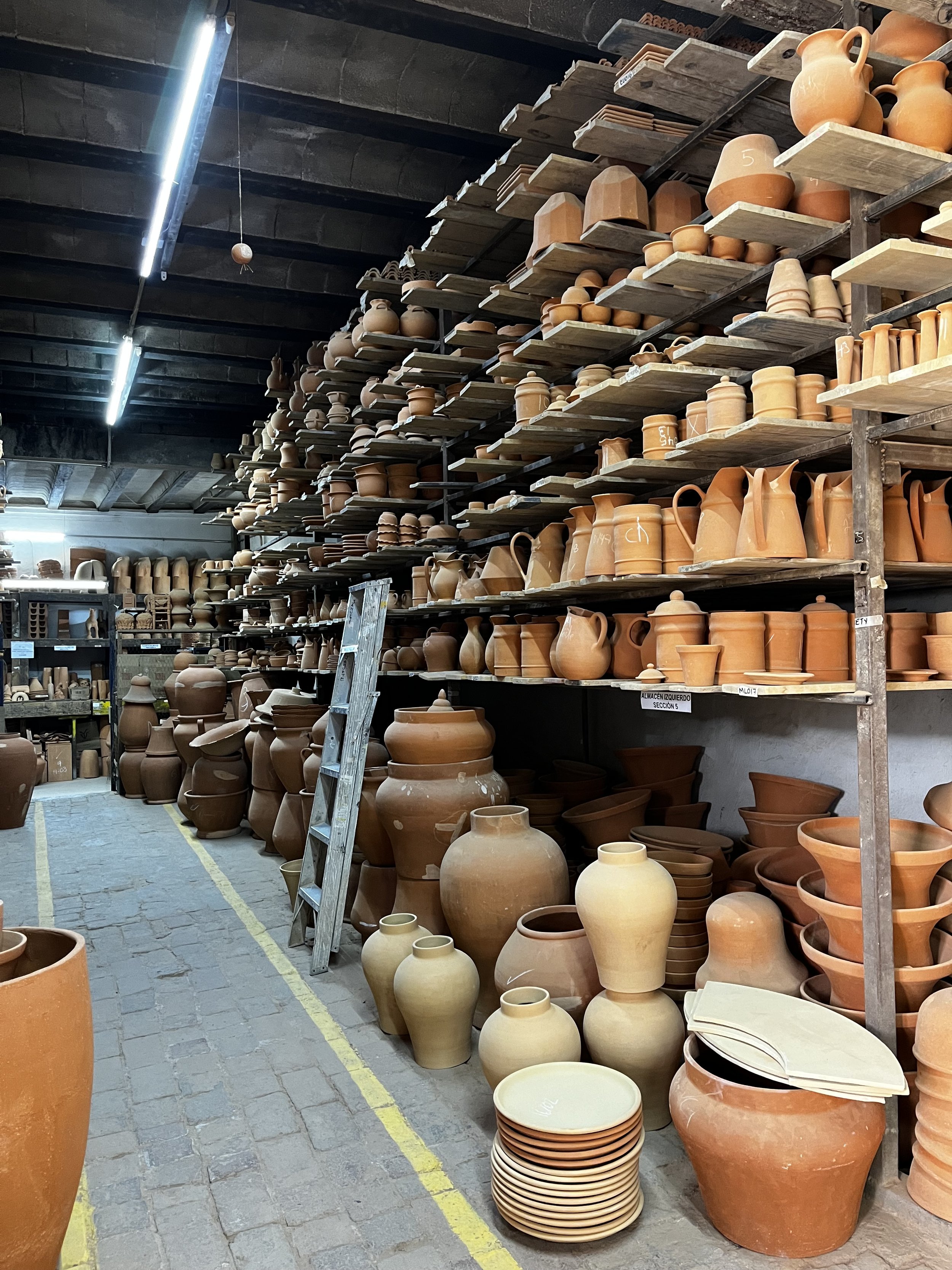 Already fired and waiting for glaze (Uriarte)