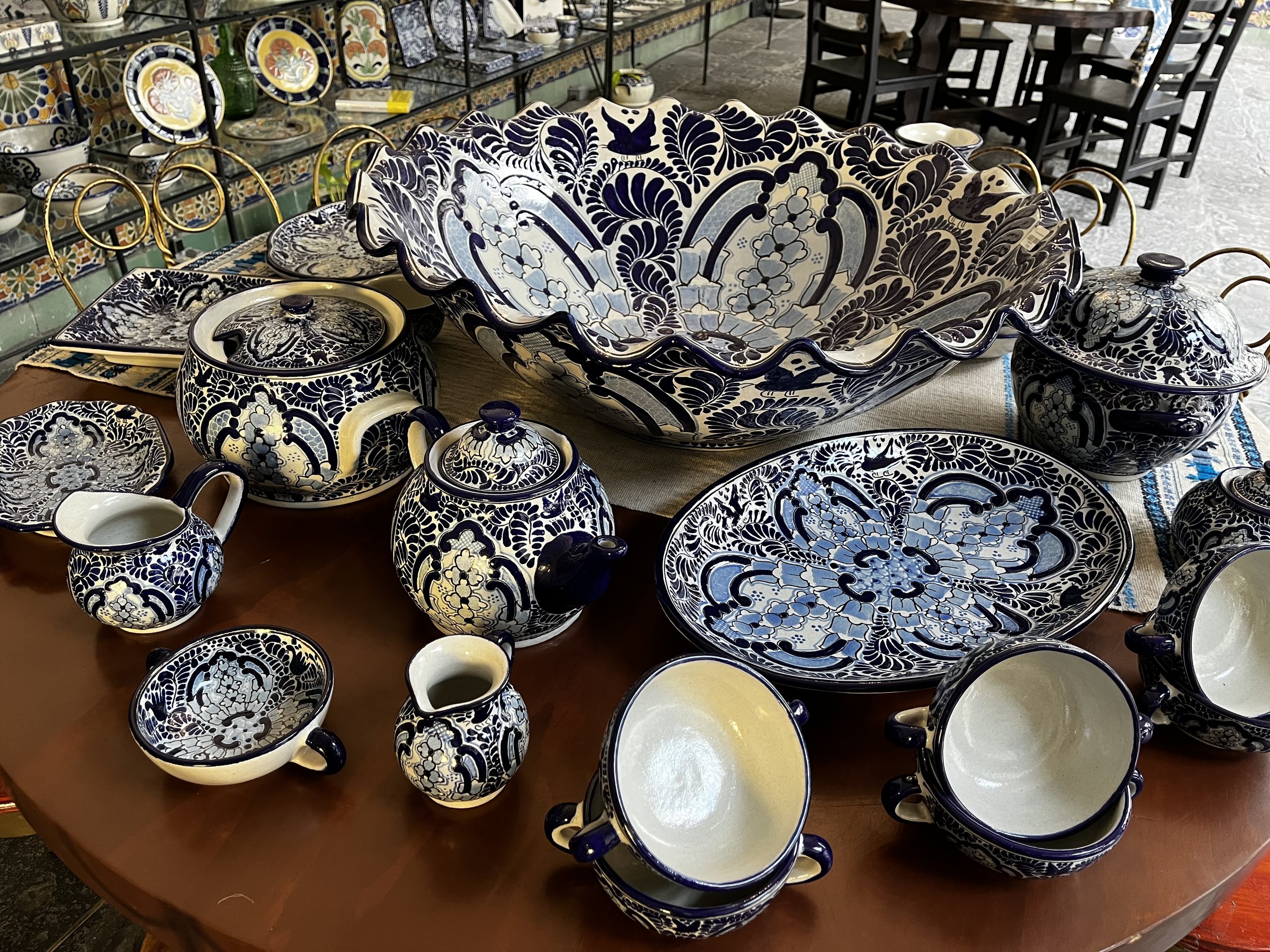 Finished Talavera works (Uriarte)