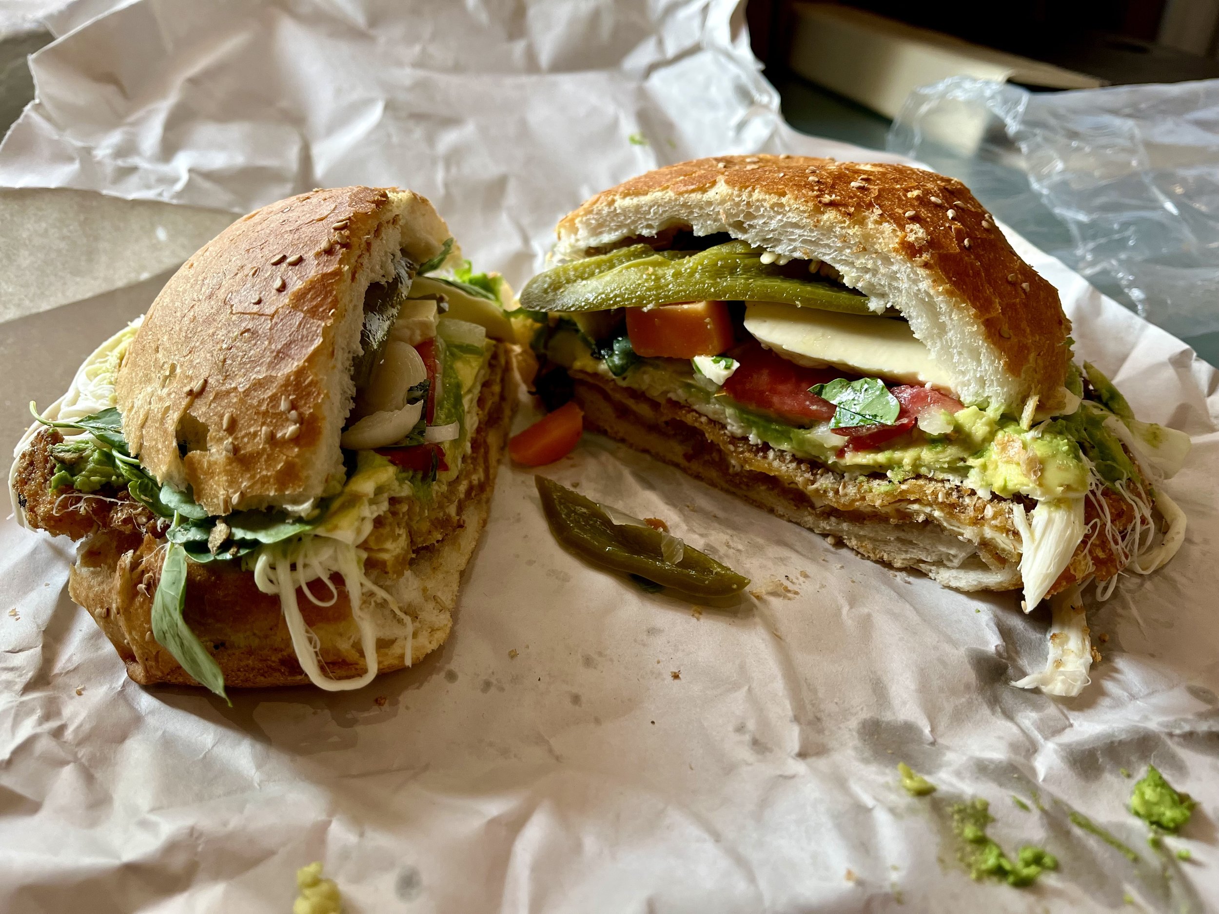 Had to share some food photography. These are known as cemitas, a very popular sandwich from Puebla.