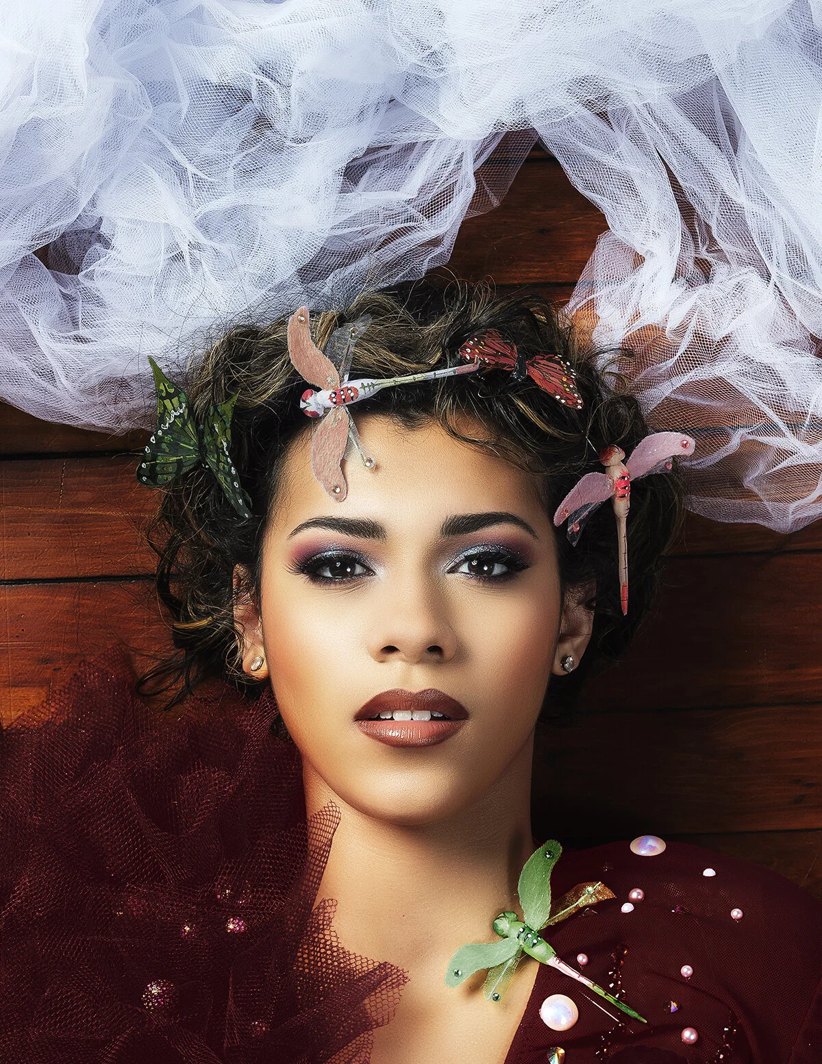  585 Magazine January February Cover  Model Brie Wiegent  Hair By Amanda Torres Salon Amethyst  Rochester NY  