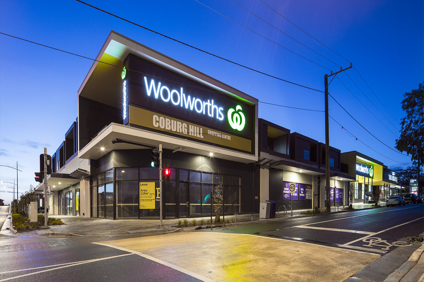 Coburg North Shopping Centre  Coburg North, VIC  Client: Vaughan Constructions