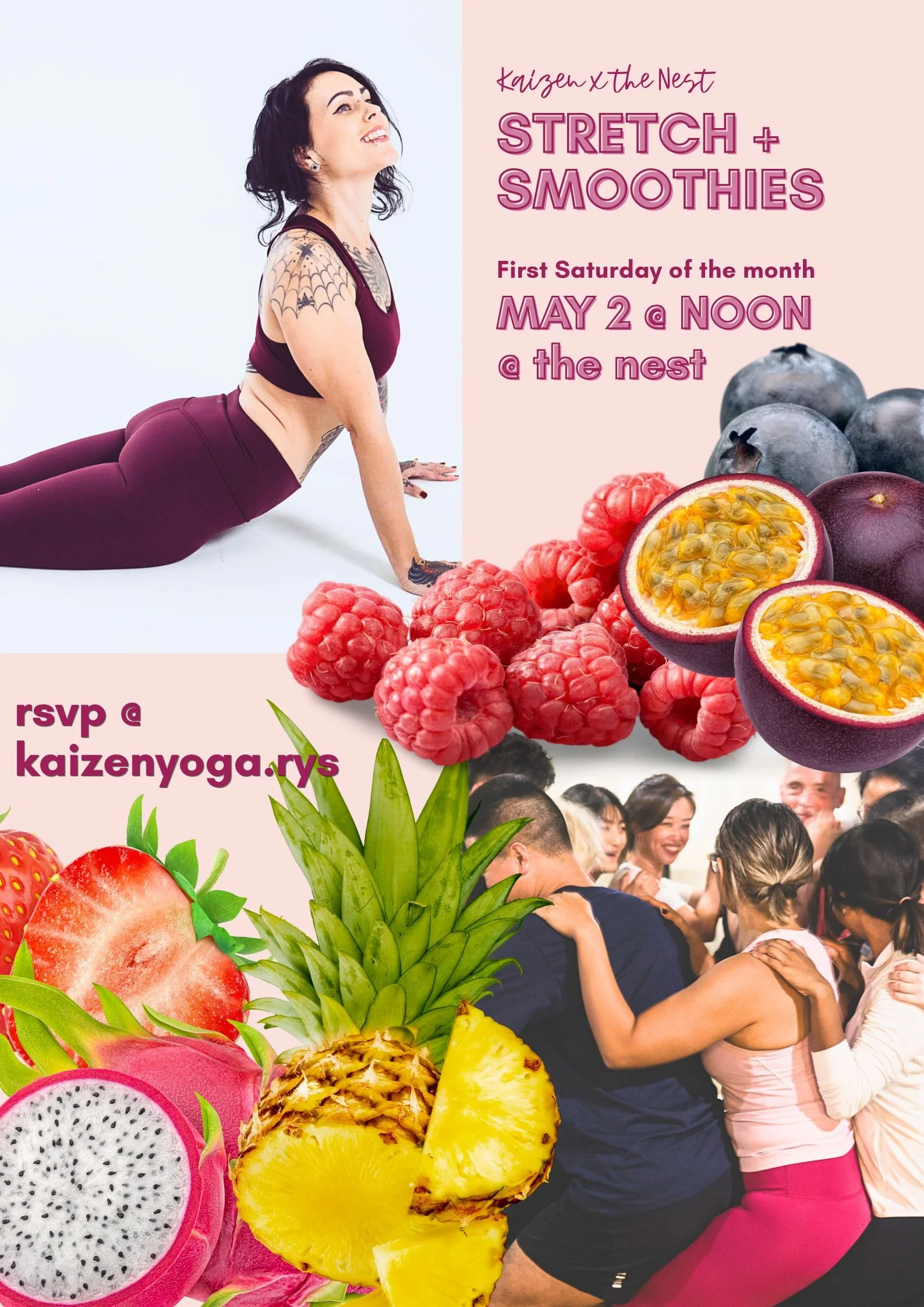 Stretch + Smoothies!