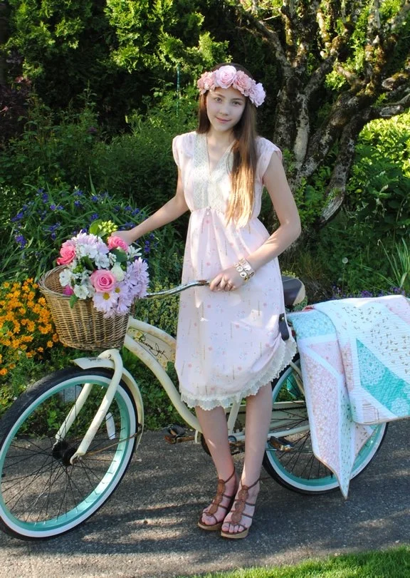 The Bridgetown Dress in Rosemilk. Pattern available August 2014.