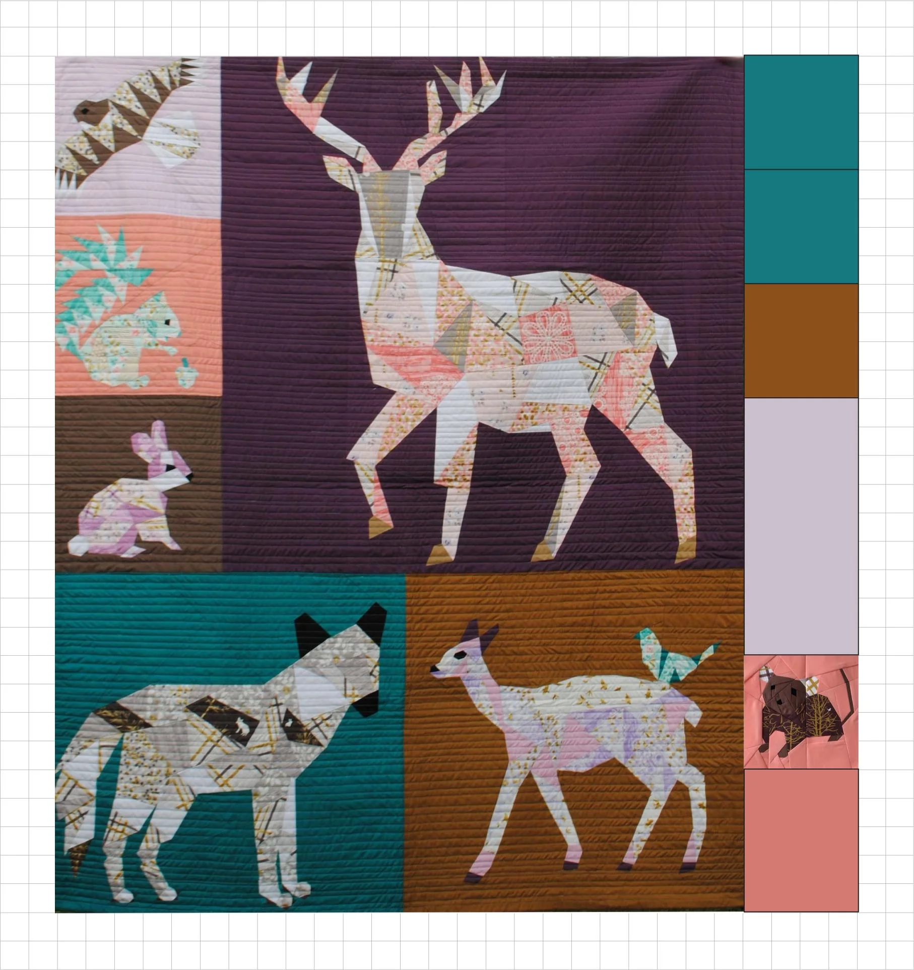 Forest Abstractions Quilt Along - Questions Answered!   