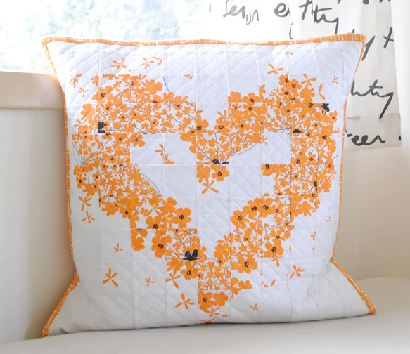 Watercolor Heart Block in Wild Carrot
