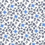 Calico Toss in White