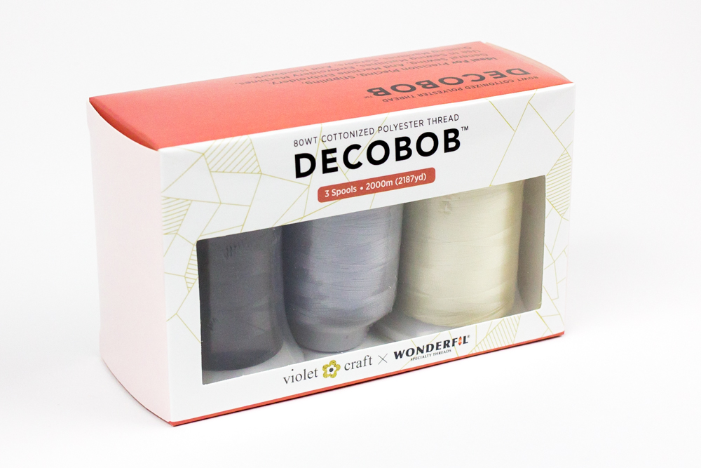 DecoBob Bobbin Thread 80wt - DB-103 Medium Grey - 2187 yd