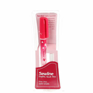 Sewline Water Soluble Fabric Glue Pen with Refill - Justin Fabric