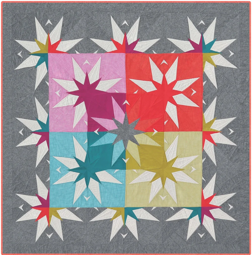 County Star Barn Quilt — Violet Craft