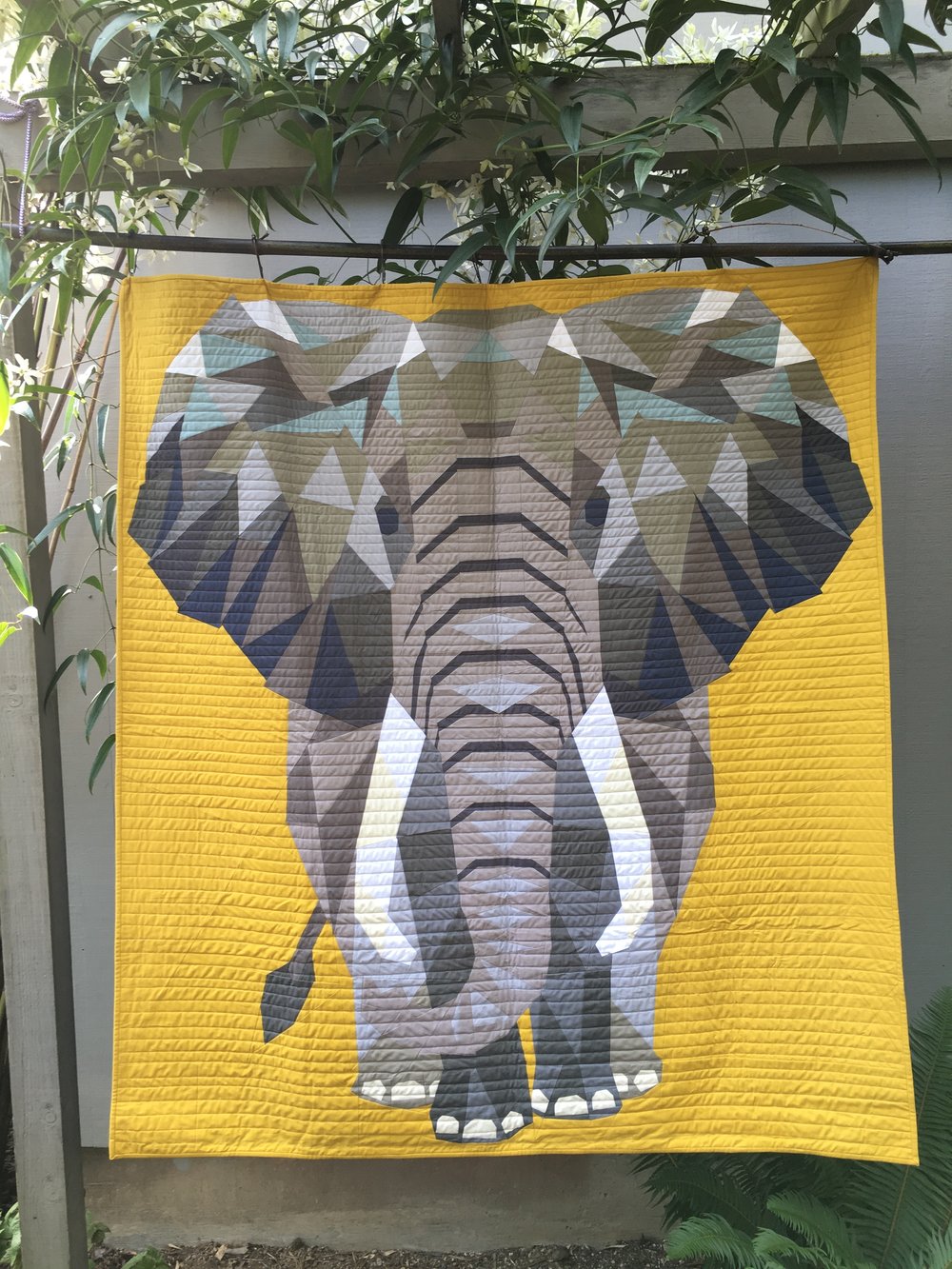 The Elephant Abstractions Quilt Pattern — Violet Craft