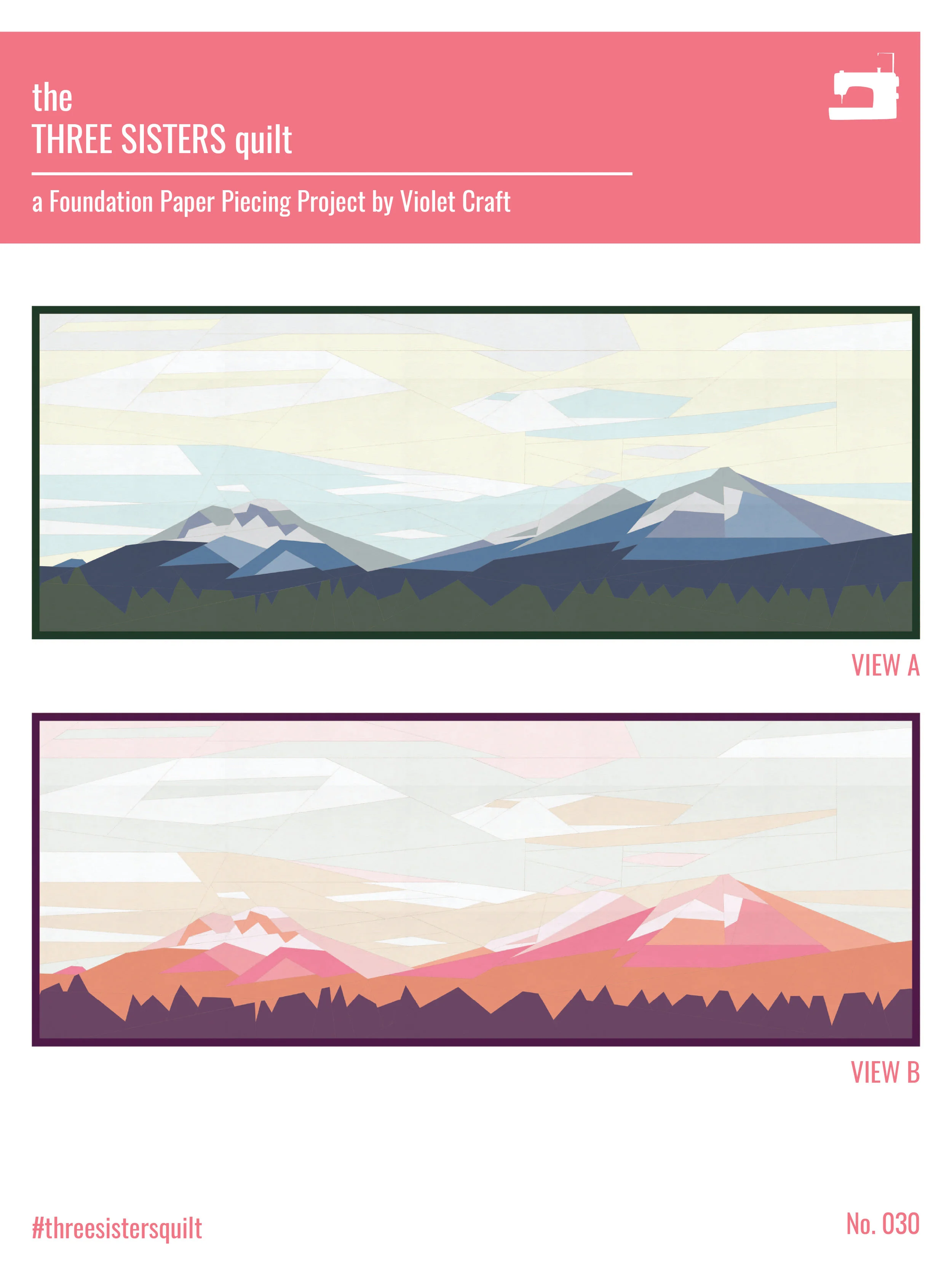 The Elevated Abstractions: Three Sisters Quilt Pattern