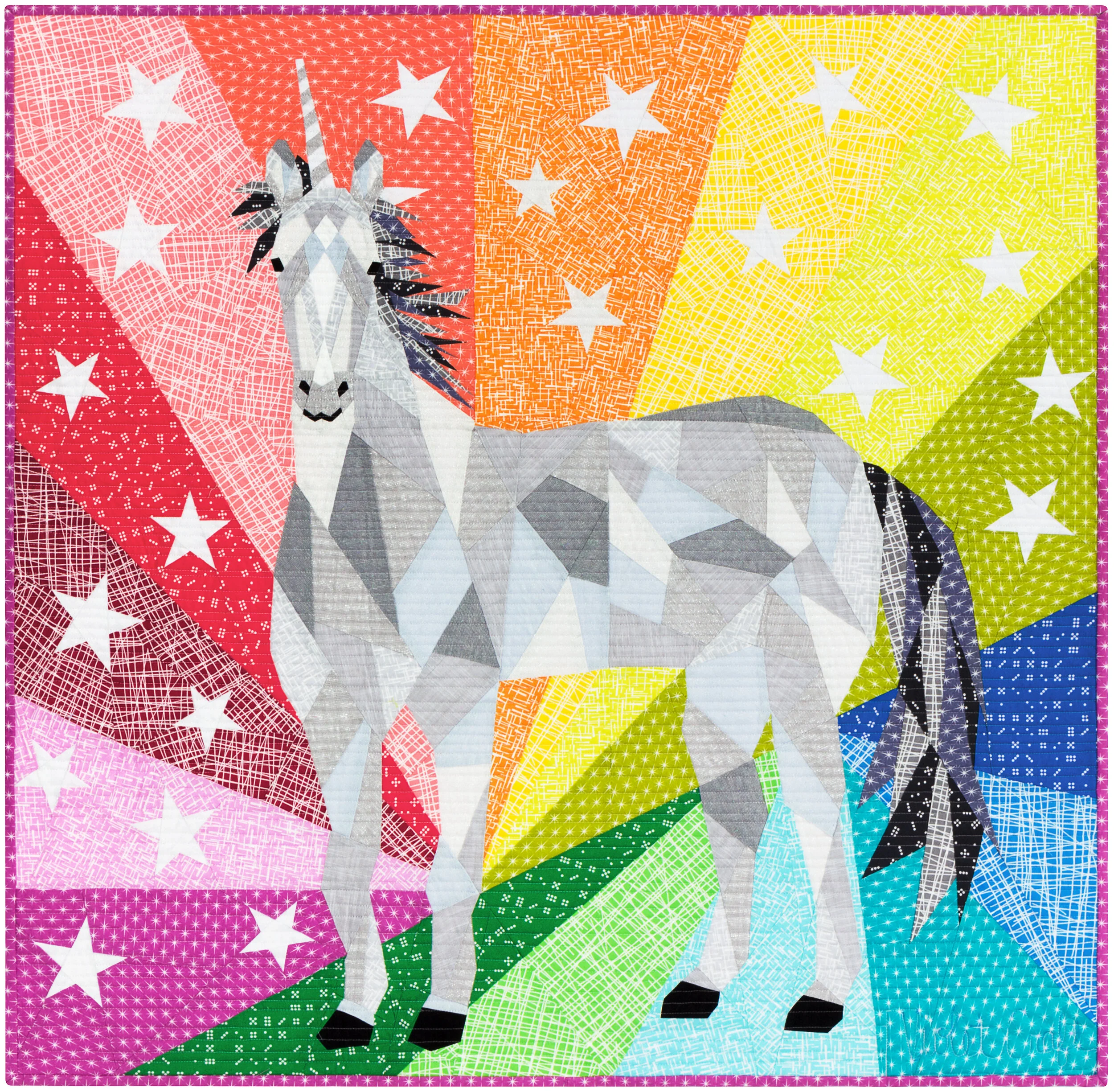 Modern Classics Unicorn and Horse Quilt 