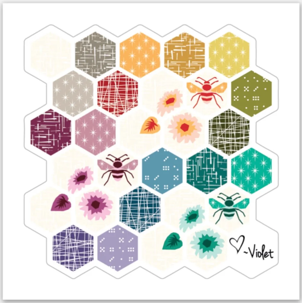 Honeycomb Sticker